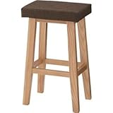 (3脚セット）東谷 ハイスツール バンビ 木製 高さ60cm CL-789CBR ブラウン 【×3セット】