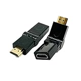 【GSPOWER HDMI変換プラグ (Dプラグ[HDMIオスｰHDMIメス 360度プラグ])】HDMI 変換 プラグ コネクター