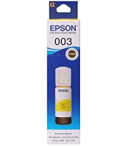Original] Epson 003 Black Cyan Magenta Yellow Ink Bottle for