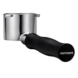 Normcore 51mm ボトムレス ポルタフィルター DeLonghi La Specialista 9シリーズ EC9155/9335/9355/9665/EC9335 エスプレッソマシン用 23-25g バスケット付き ブラックアルマイトハンドル
