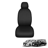 Kotesoto トヨタ アルファード40系 シートカバー 車用 ヴェルファイア40系 カーシートカバー ALPHARD 40系 フルサラウンドシート VELLFIRE40系 セカンドシート 車 座席カバー 一目列用 アクセサリー カー用品 車種専用設計 防水 取付簡単 シート保護 (ブラック&2PCS)