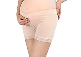 (キュミオ) QeMIO 妊婦パンツ マタニティウェアパンツ マタニティショーツ 下着 産前 産後 妊婦用 レギンス ショート Pregnant Women Cotton Boxer Briefs M