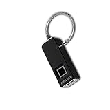 fipilockスマート指紋ロック防塵防水自動学習テクノロジーwith合金亜鉛ケース ブラック