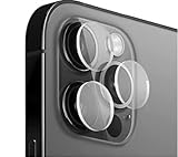 washodoガラスフィルム iPhone 14 pro max/ iPhone14 pro カメラフィルム 3Dレンズ保護 カバー フラッシュ穴に黒ゴム 露出オーバー防止 硬度9H キズ防止 耐衝撃 指紋防止 防滴 防塵 露出過度を改善 (透明レンズ保護)