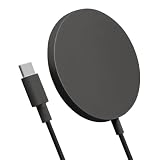 ラスタバナナ 充電ケーブル ワイヤレスチャージャー 2m Type-C ケーブル一体型 チャコールグレー R20WCC15W04CGRY