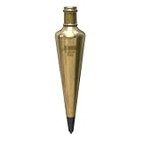 Task Tools T23141 12-Ounce Plumb Bob, Brass, Replaceable Tip by Task Tools