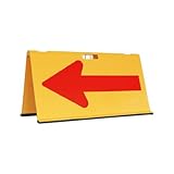 安全興業 矢印君 黄赤 ABS-YR ×4