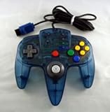 アスキーパッド64クリアブルー N64