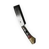 福郎 片刃腰鉈165mm (幅54mm) レザー鞘入 #462