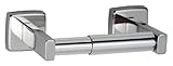 Bobrick 685 304 Stainless Steel Surface Mounted Single Roll Toilet Tissue Dispenser, Bright Finish, 