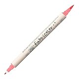 呉竹 布用ペン ZIG ファブリカラーツイン ライトカーマイン 全30色 TC-4000A-021