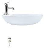 Mr Direct v3202-white磁器容器シンクEnsemble 753 シルバー V3202-W-753-C