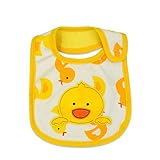 Lovely Duck Pattern Baby Cotton Drool Bibs with Magic Stick for Babies and Toddlers (#2) by AngelGif