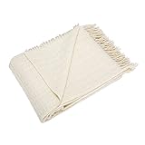 クリッパン KLIPPAN ウールスロー 2025-01 ツイストツイストナチュラルホワイト 130x200cm Wool Throws ひざ掛け 毛布 オフィス ふわふわ 北欧ブランド [並行輸入品