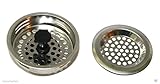 2個ステンレススチールKitchen Sink Strainer and Stopper Set 3 "直径新しい