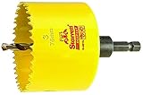 Starrett ADCH0300 Professional HSS Bi-Metal Dual Pitched Hole Saw with Arbor, 3", 76 mm Diameter [並行
