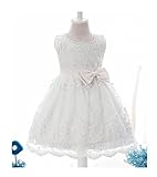 Candykids ベビードレス ベビーデイジー 結婚式 セレモニードレス フォーマルドレス 子供服 女の子 　　赤ちゃん お宮参り ティアードスカート　ベビードレス フォーマルドレス (70cm, 