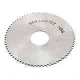 uxcell 大工木工師　72T 　鋸刃　カッター　村井　合板切削工具 60mm x 1mm x 16mm