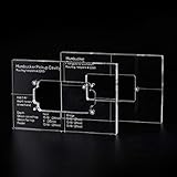 Musiclily Pro ハムバッカーピックアップ加工用アクリルテンプレートセット エレキギターのボディとピックガード用