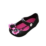 Hzjundasi ガールズ ベビー 可愛い 柔らかい ゼリー ちょう結び 魚の口 アンチスリップ カジュアル 靴 幼児 子供たち ビーチ サンダル 雨 ブーツ