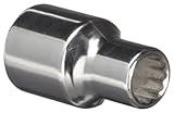 Martin ST1212 Alloy Steel 3/8 Type I Opening 1/2 Square Drive Socket 12 Points Standard 1-15/32 Leng