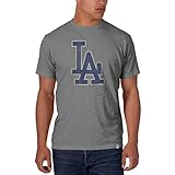 MLB Los Angeles Dodgers ' 47ブランドメンズScrum Basic Tシャツ、スタイル2、S、グレー