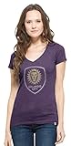MLS Orlando City Soccer ClubレディースVネックScrum Tee、Xラージ、グレープ
