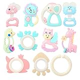 歯がためおもちゃ ガラガラ ラトル ハンドラトル おしゃぶり 歯固めセット 新生児 赤ちゃん おもちゃ 出産お祝い ベビー用品 ギフト 安心素材