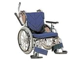 【自走用、車いす】自走用車椅子 低床型簡易モジュール 超々低床タイプ ◆座幅38cm [KZ20-38・40・42-SSL] ■ エコブラック