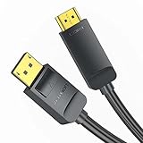 VENTION 4K ディスプレイポート HDMIケーブル 5mブラック HDCP対応 DPオス HDMIオス
