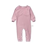 giminuoベビー服 ロンパース 長袖 女の子 カバーオール 赤ちゃん 男の子 可愛い 出産祝い (90, ピンク)