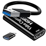 Papeaso HDMI キャプチャーボード ビデオキャプチャカード USB2.0 ゲームキャプチャー 1080P30Hz ゲーム実況生配信、画面共有、録画、ライブ会議に適用 小型軽量 Nintendo Switch、Xbox One、OBS Studio対応 電源不要 Black