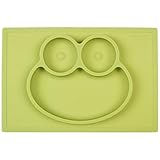 Galaxy 1 Piece Frog Silicone Placemat & Tray, Green by Galaxy