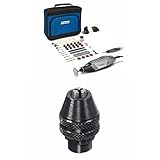 Dremel(ドレメル) ハイスピードロータリーツール・105ピースアクセサリー付き特別セット(60Hz) チャック セット