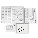 RuiStar 【製品保証書付き】 ビーズ制作 ビーズボード 5種類セット ビーズトレイ ハンドメイド アクセサリー 手芸 ビーズ細工 ネックレス ブレスレット