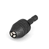nineone　ドリルチャック　精密ミニ　電動研削盤　合金鋼製　クランプ範囲0.3-3mm 1/4（6.35mm）　六角シャンク　高速化ビット　ドリルビット