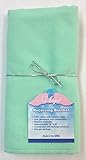 NuAngel Receiving Blanket - 100% Cotton Flannel - Mint Green by NuAngel
