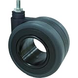 SAMSONG CASTER SAMSONG デザイン双輪キャスター「Koo」 ネジ 自在 65mm KOO-T-65