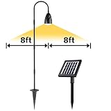 AMSU GL1 Innovative *Broad-Beamed* Solar Garden/Path Light --Separate Solar Panel --*Covering A 16 F