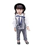 【爱莉セレクトショップ】子供上下セット服 女の子 服 長袖 秋 シャツ＆ロングパンツ 可愛いキャミソー ルグリッドブラウス 暖かい ベビールームウェア 子供3セットファッション 丸首 普段着 旅行 記