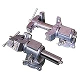 iimono117　多目的バイス / 強力 挟み 回転式 バイス 万力 口幅133mm 360度回転 ベンチバイス 万能バイス クラフト 工具 日曜大工 固定 挟む 加工 DIY ツール 作業 レザー