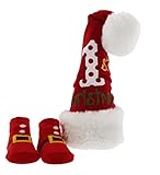 Rising Star Baby 's 1stクリスマスキャップとソックスセット