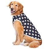 KUVEELA PET 犬服 犬 犬の服 服 夏 春 夏服 ドッグウェア Tシャツ お出掛け お散歩 日焼き防ぐ 脱毛保護 通気性 おしゃれ 大型犬 中型犬（(メッシュ)正方形柄 6L）
