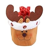 クリスマスデコレーションクリスマスギフトバッグアップルバッグキャンディバッグ[J]
