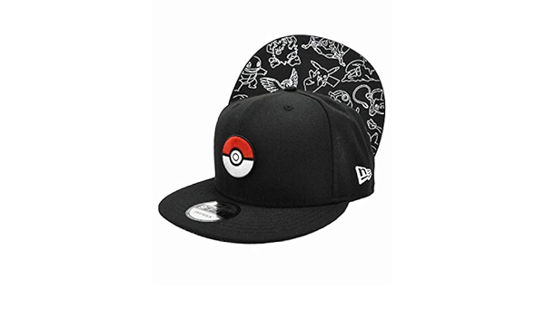 Amazon ニューエラ キャップ New Era 9fifty ポケモン モンスターボール ブラック メンズ Pokemon 刺繍 アニメ コラボ フリー ブラック キャップ 通販