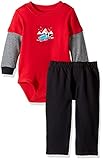 カーターズ Carter's ボディスーツ 長袖 & パンツ フレンチテリー綿100% 2点セット 2-Piece Bodysuit & Pant Set 3M (55-61cm)