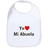 CafePress Yo Amo Mi Abuela Bib - Standard Cloud White by CafePress