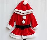 なりきり　サンタクロース　クリスマス　柔らかいベルトつき　（９０ｃｍ）