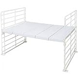 アイリスオーヤマ シンク下伸縮棚1段 ホワイト USD-1