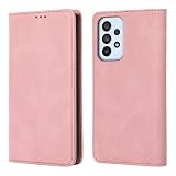 Gedurya Galaxy A53 5G ケース 手帳型 ギャラクシーa53 5g スマホケース SC-53C SCG15 用 ケース手帳型 ギャラクシー a53 携帯カバー docomo au 6.5インチ対応 Galaxy A53 5G 手帳型ケース マグネット式 カード収納 スタンド機能 全面保護 財布型 (ピンク)